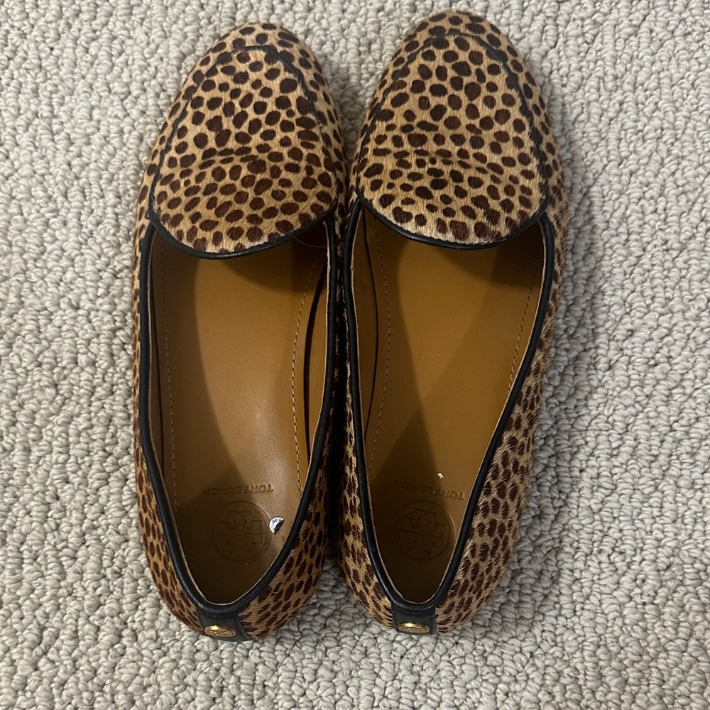 Tory Burch Cheetah Pattern Loafers
